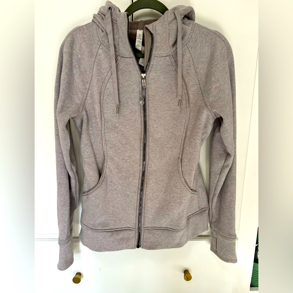 LuluLemon Lilac Zip Up Hoodie